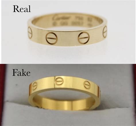 cartier ring love fake